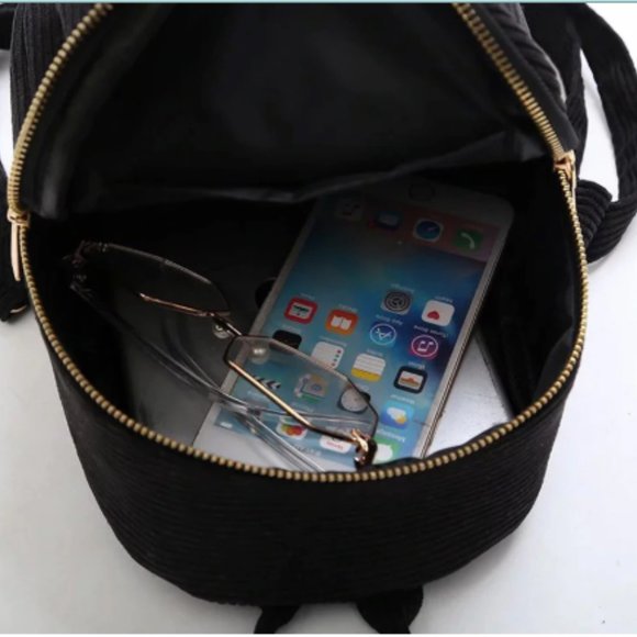 FEMALE MINI YELLOW/BEIGE BACKPACK - Picture 12 of 15